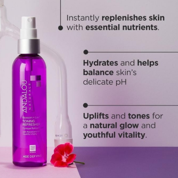 ANDALOU NATURALS AGE-DEFYING BLOSSOM + LEAF TONING REFRESHER. - Picture 3 of 10